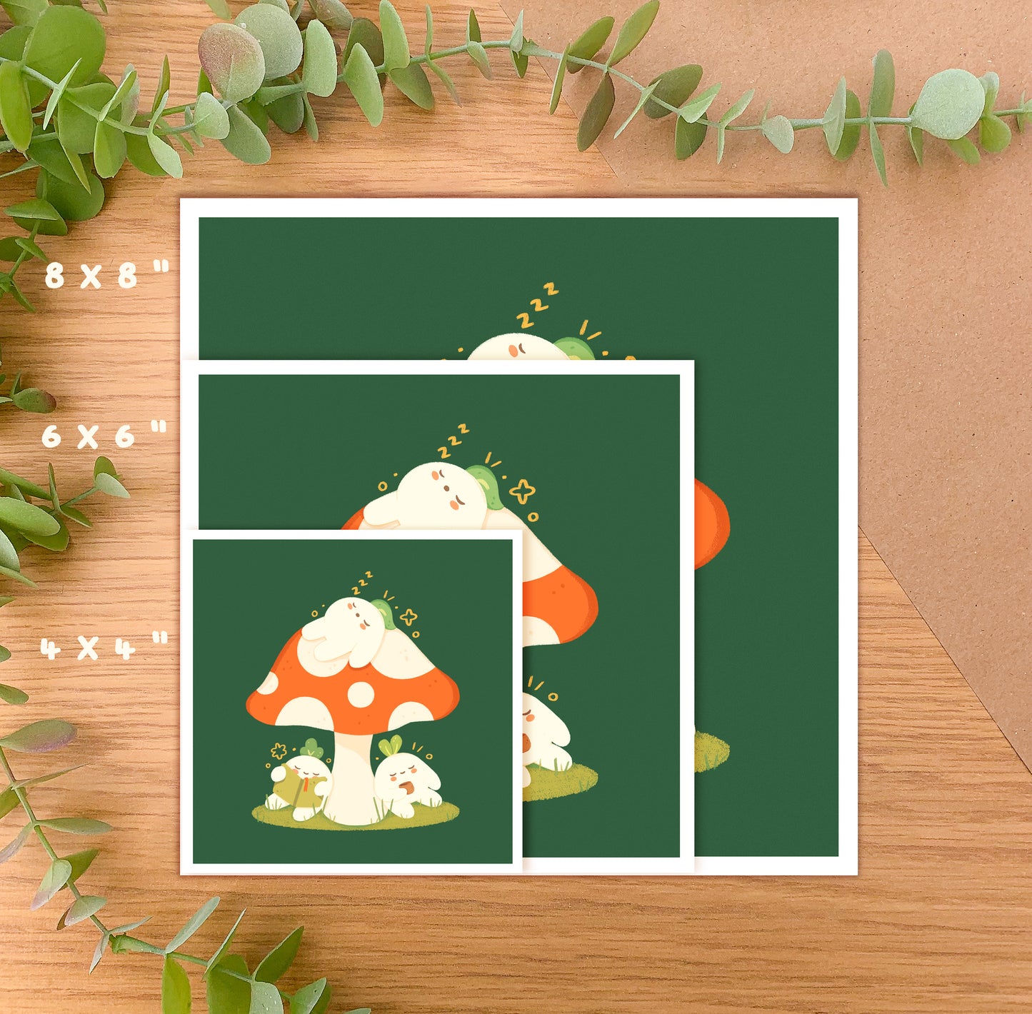 Recharging Meebloos - Square Art Print