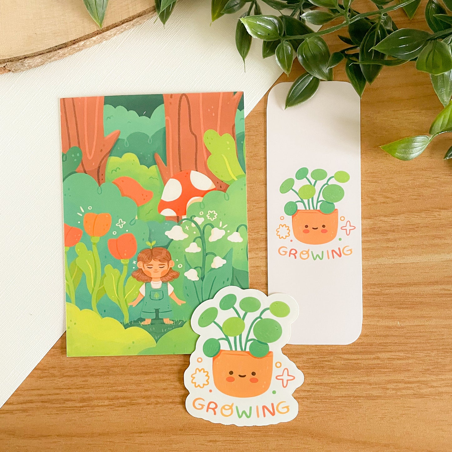 Growing (March 23) Limited Edition Patreon Mushy Mail Bundle