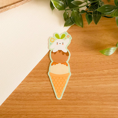 Ice Cream Meebloo - Limited Edition Patreon Glossy Vinyl Sticker