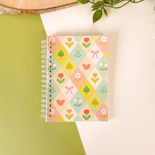 Spring Floral Quilt - Reusable Sticker Book