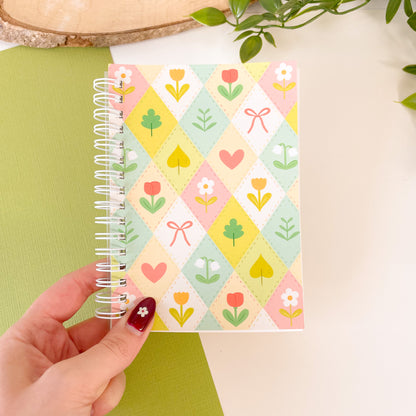 Spring Floral Quilt - Reusable Sticker Book