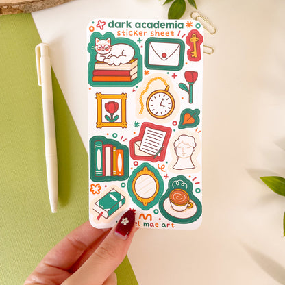 Dark Academia - Mini Sticker Sheet