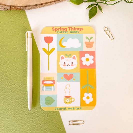 Spring Things - Sticker Sheet