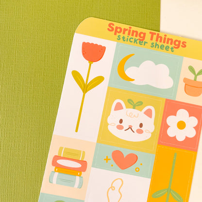 Spring Things - Sticker Sheet