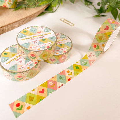 Spring Floral Quilt - Washi Tape