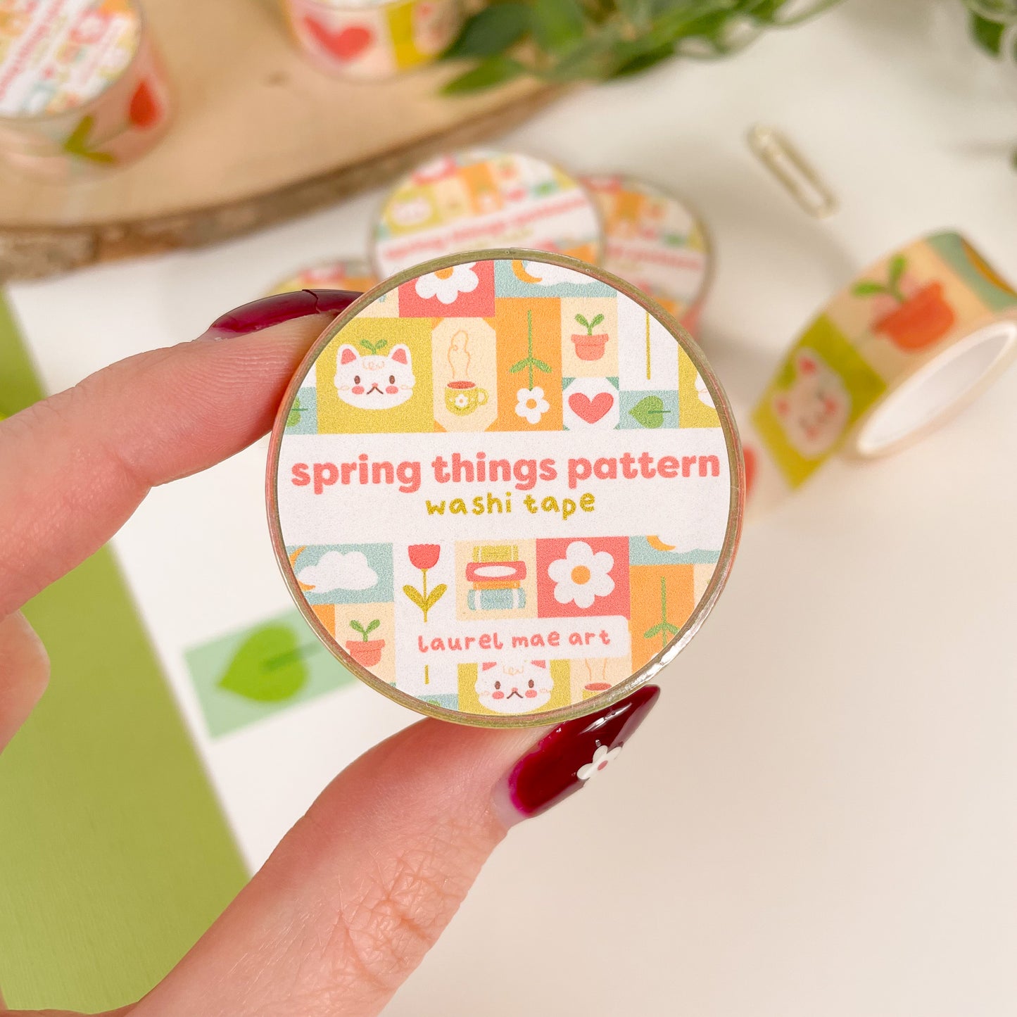 Spring Things - Chunky Washi Tape