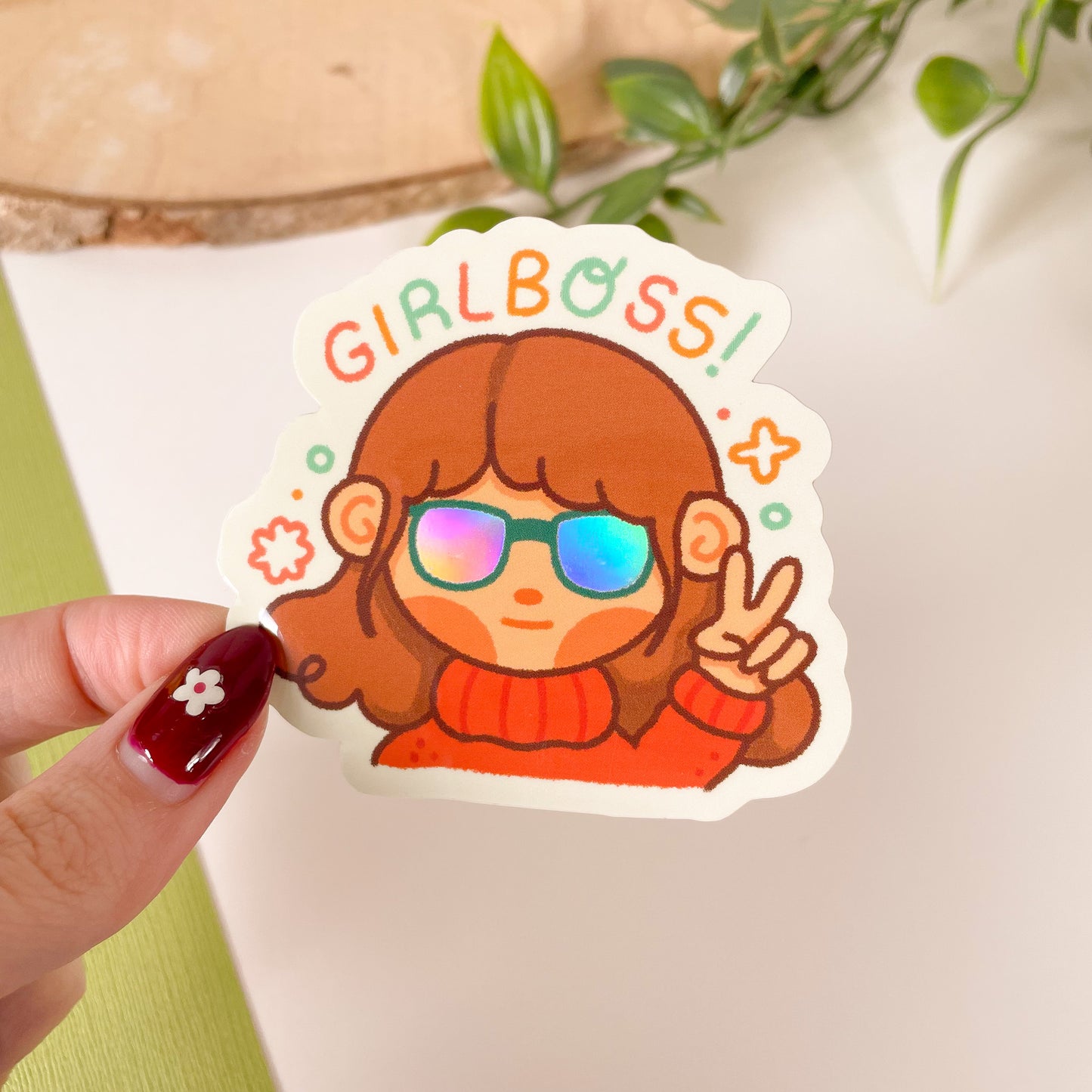 GIRLBOSS! - Iridescent Sticker