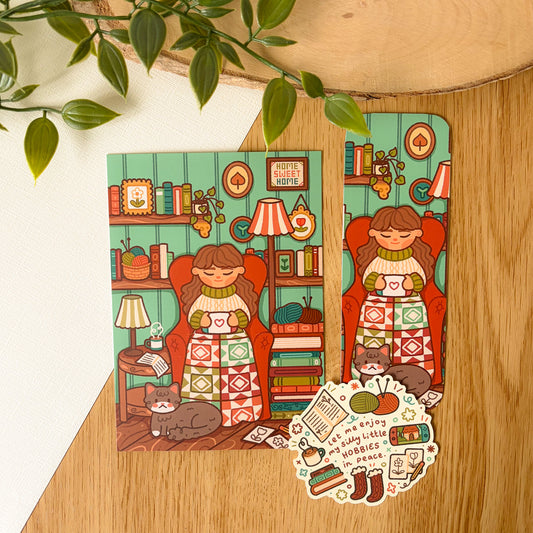 Cozy Hobby Girl (Jan 25) Limited Edition Patreon Mushy Mail Bundle