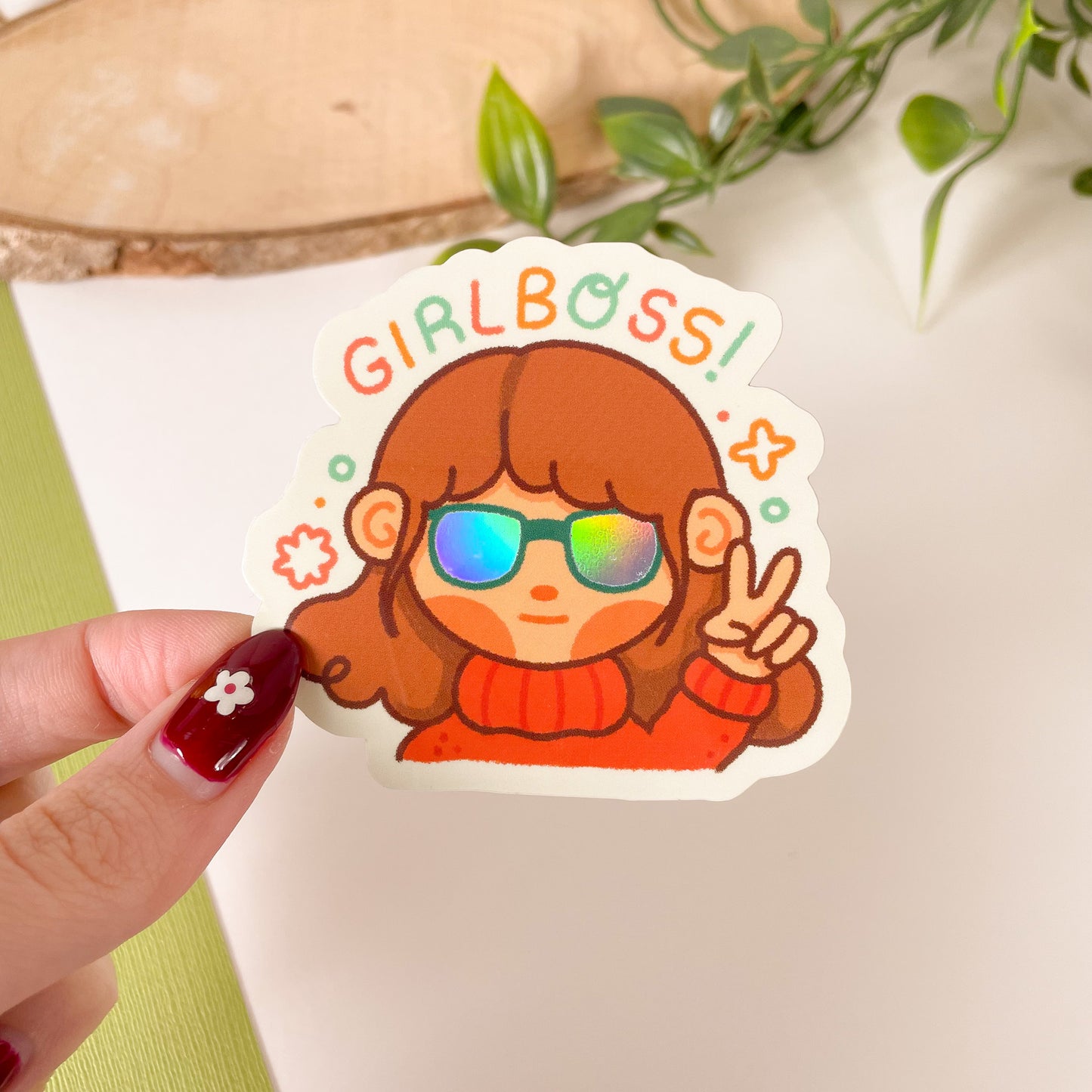 GIRLBOSS! - Iridescent Sticker