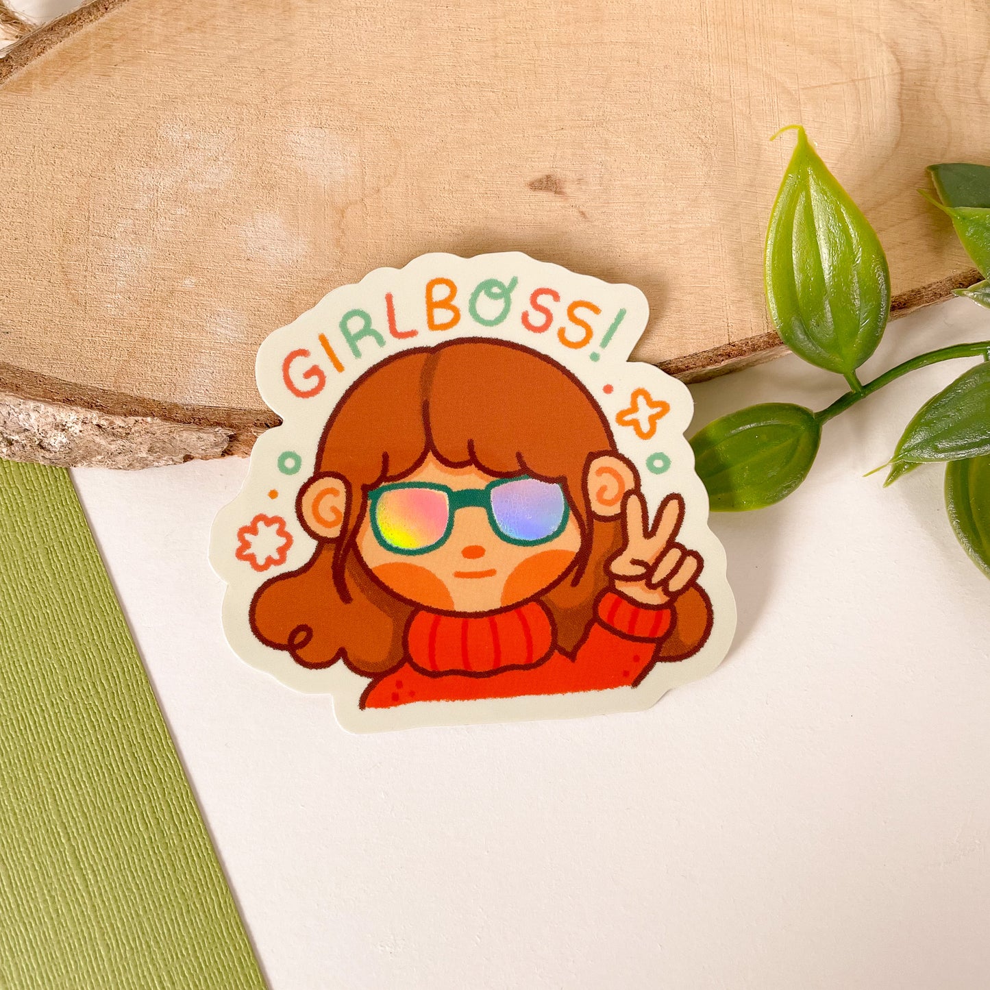 GIRLBOSS! - Iridescent Sticker