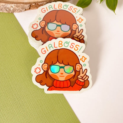 GIRLBOSS! - Iridescent Sticker