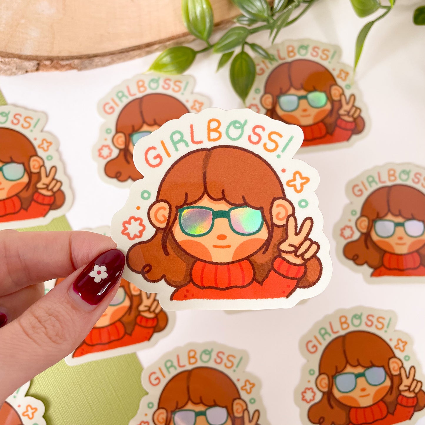 GIRLBOSS! - Iridescent Sticker