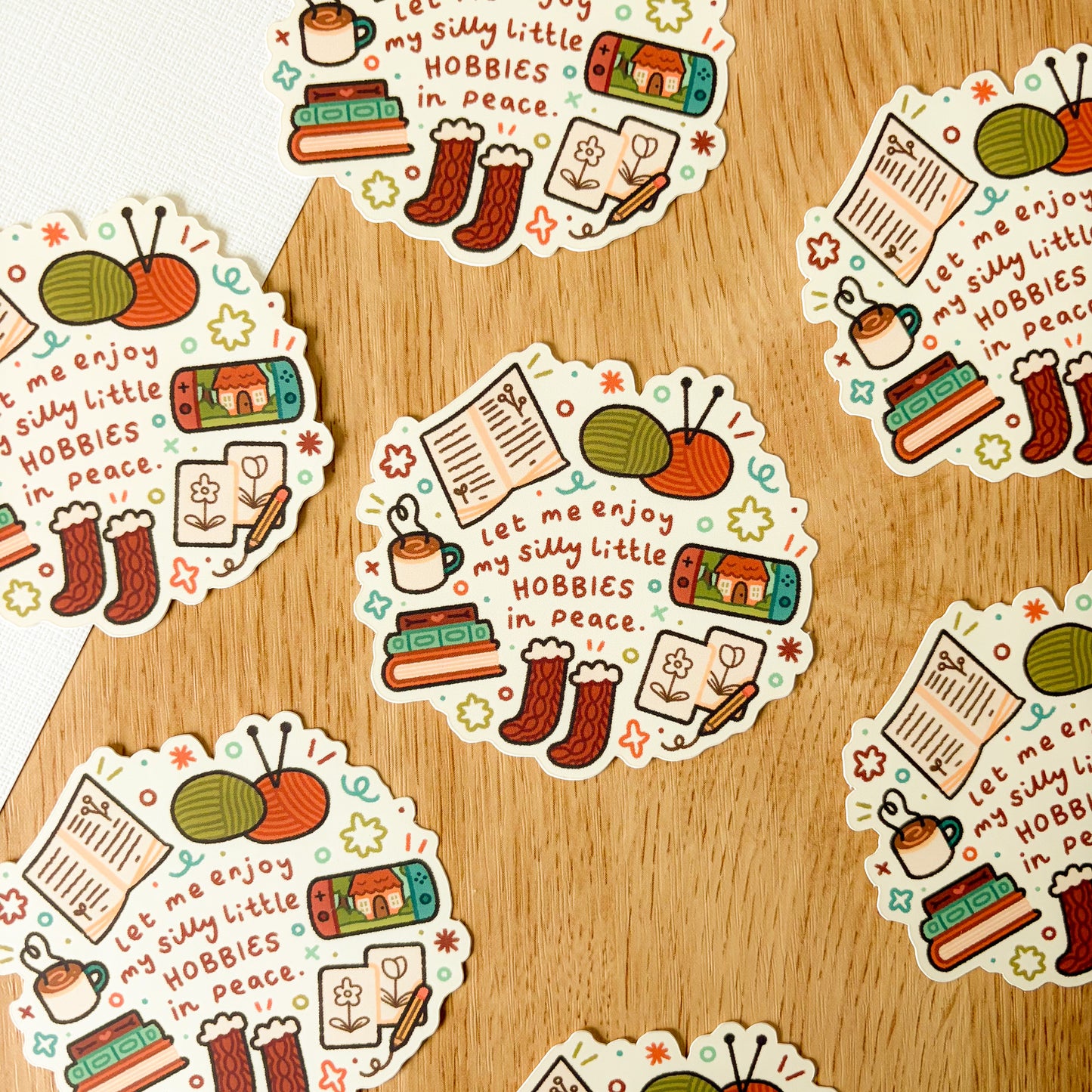 Let Me Enjoy My Hobbies! (Jan 25) - Limited Edition Patreon Matte Vinyl Sticker