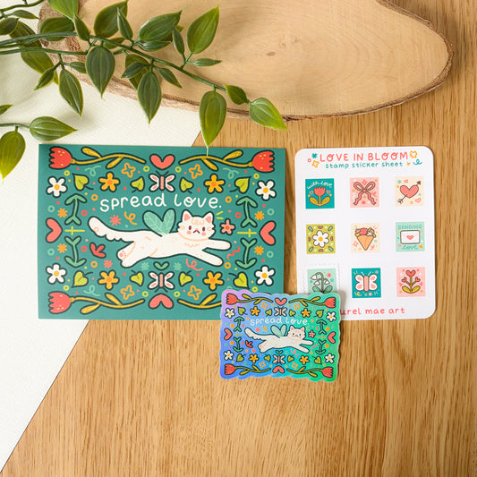 Spread Love (Feb 25) Limited Edition Patreon Mushy Mail Bundle