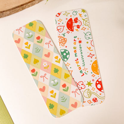 Spring Floral Quilt Bookmark