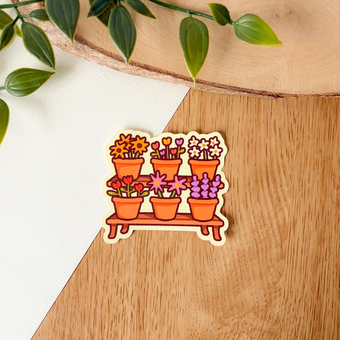 Flower Shop Stand (April 25) - Limited Edition Patreon Matte Vinyl Sticker