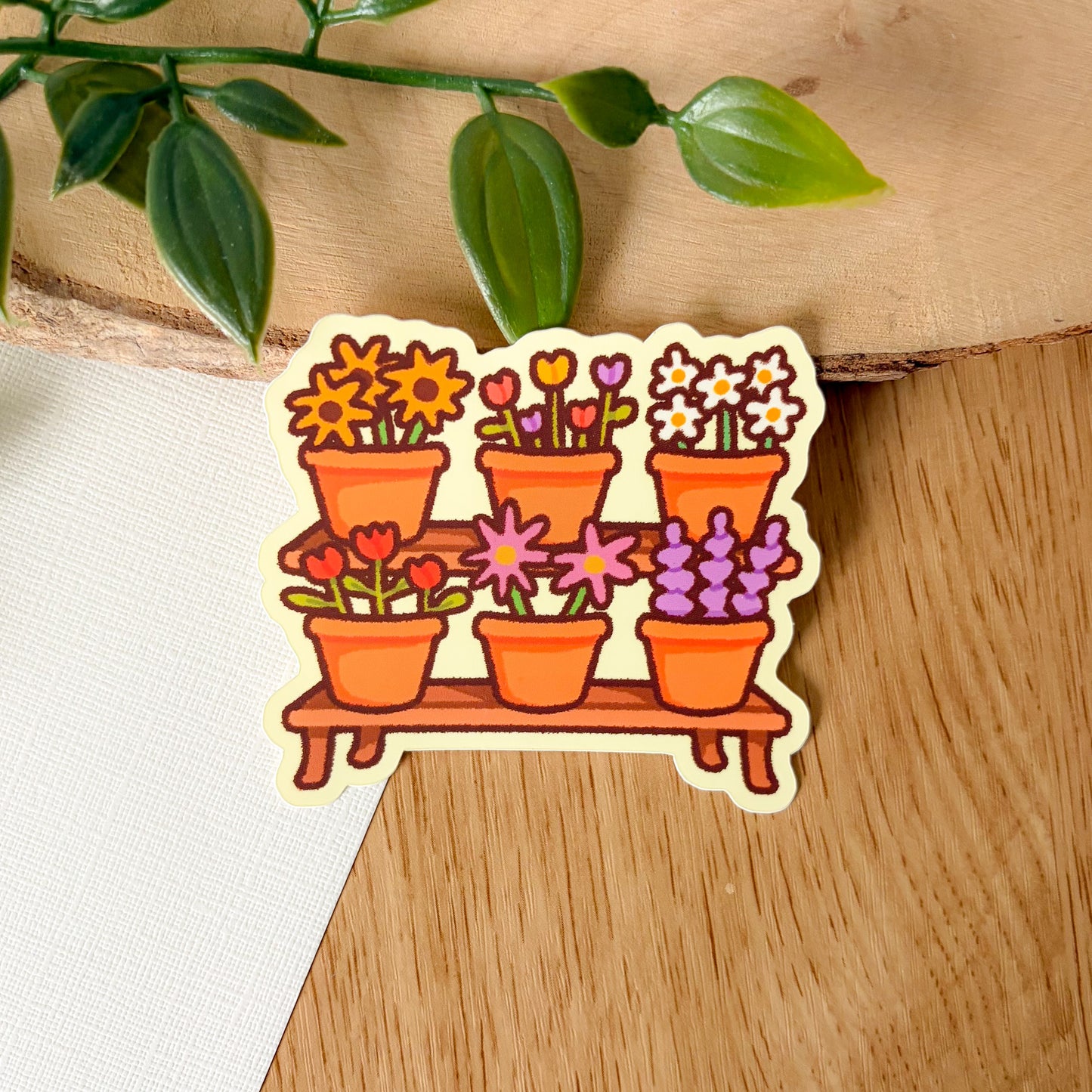 Flower Shop Stand (April 25) - Limited Edition Patreon Matte Vinyl Sticker