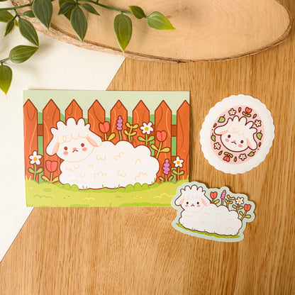 Spring Sheep (June 25) Limited Edition Patreon Mushy Mail Bundle