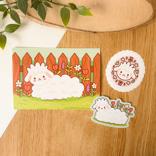 Spring Sheep (June 25) Limited Edition Patreon Mushy Mail Bundle