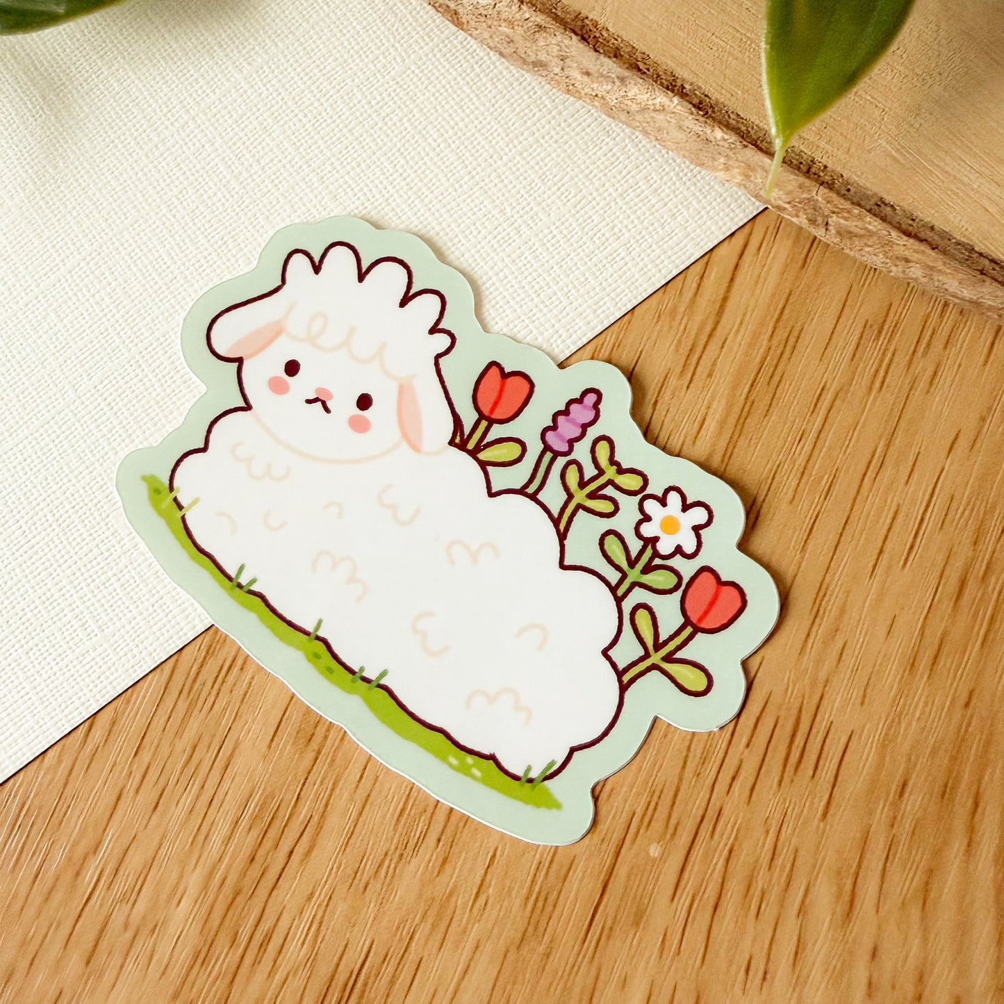 Spring Sheep (June 25) - Limited Edition Patreon Glossy Vinyl Sticker