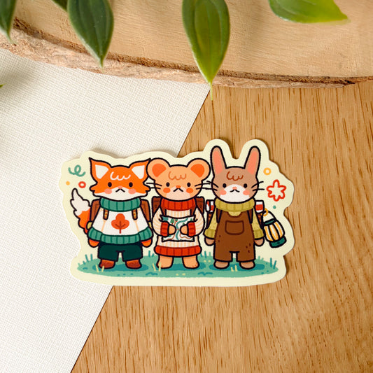 Camping Critters (July 25) - Limited Edition Patreon Matte Vinyl Sticker