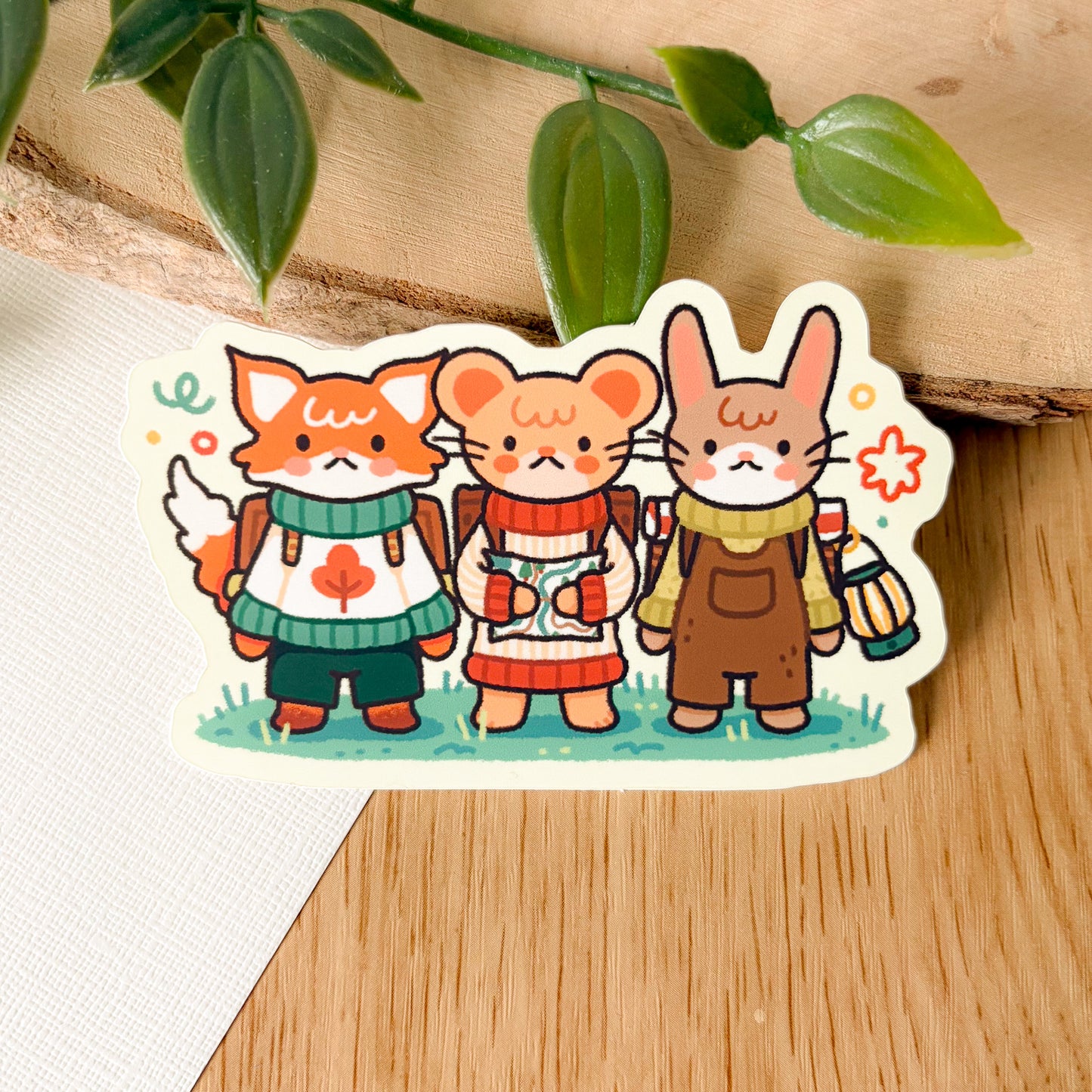 Camping Critters (July 25) - Limited Edition Patreon Matte Vinyl Sticker