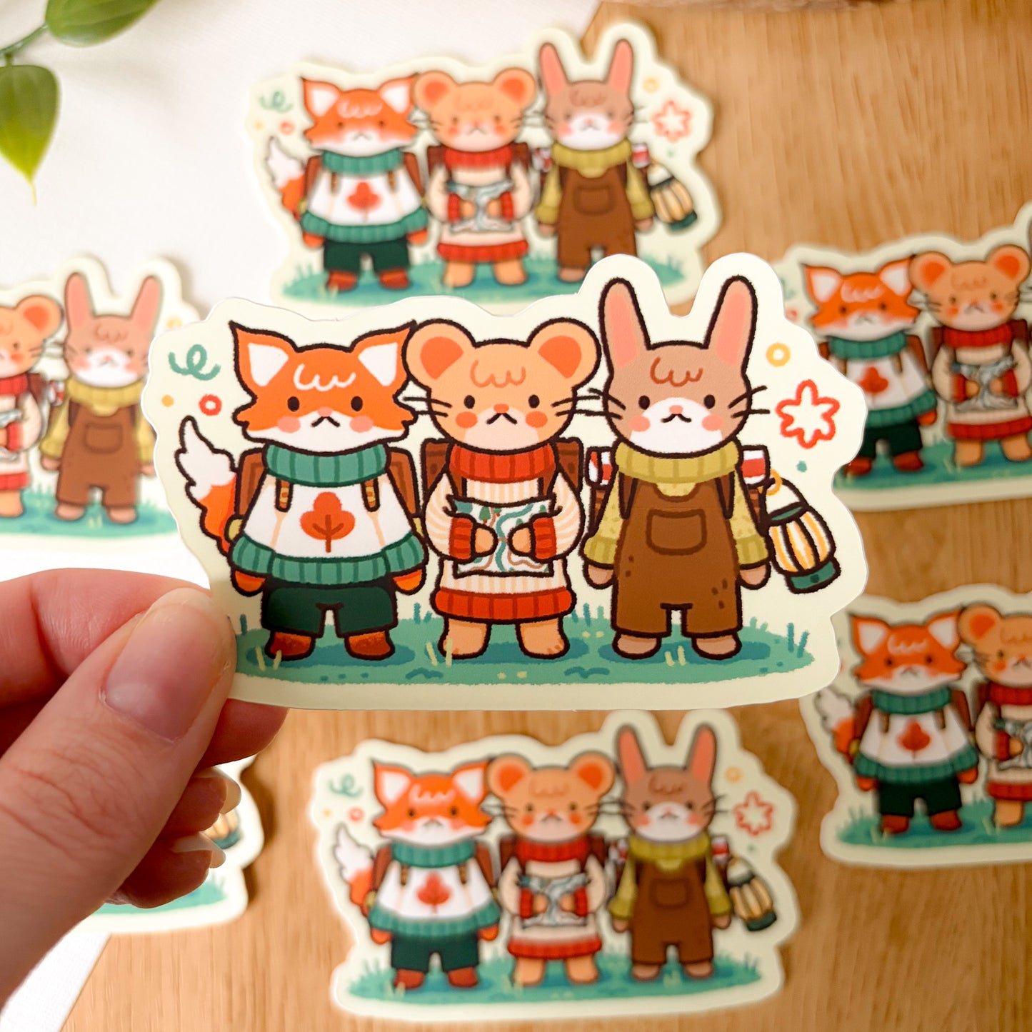 Camping Critters (July 25) - Limited Edition Patreon Matte Vinyl Sticker