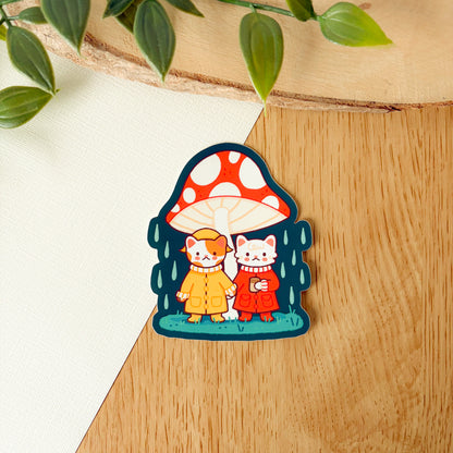 Rainy Day Crème & Brûlée (Aug 25) - Limited Edition Patreon Matte Vinyl Sticker