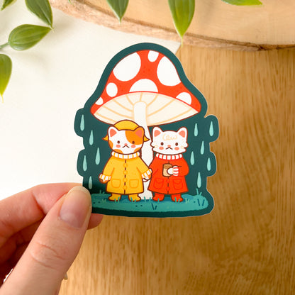 Rainy Day Crème & Brûlée (Aug 25) - Limited Edition Patreon Matte Vinyl Sticker