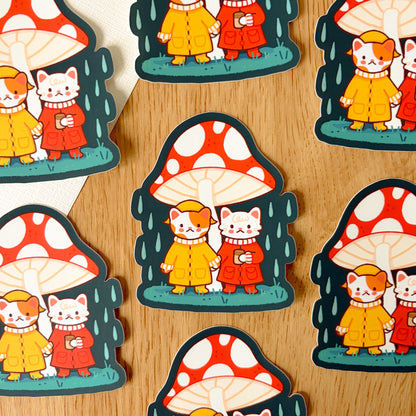 Rainy Day Crème & Brûlée (Aug 25) - Limited Edition Patreon Matte Vinyl Sticker