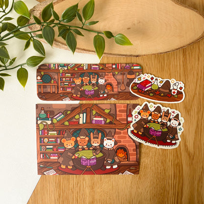 Witchy Critters (Sept 25) Limited Edition Patreon Mushy Mail Bundle