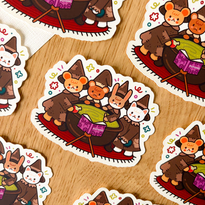 Witchy Critters (Sept 25) - Limited Edition Patreon Matte Vinyl Sticker
