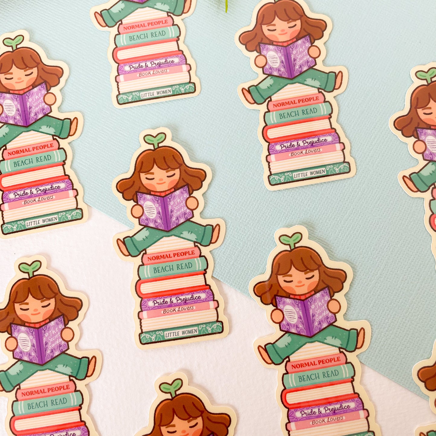 Bookish Girl - Glossy Vinyl Sticker