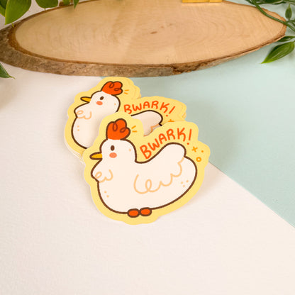 Cute Chicken - Matte Vinyl Sticker