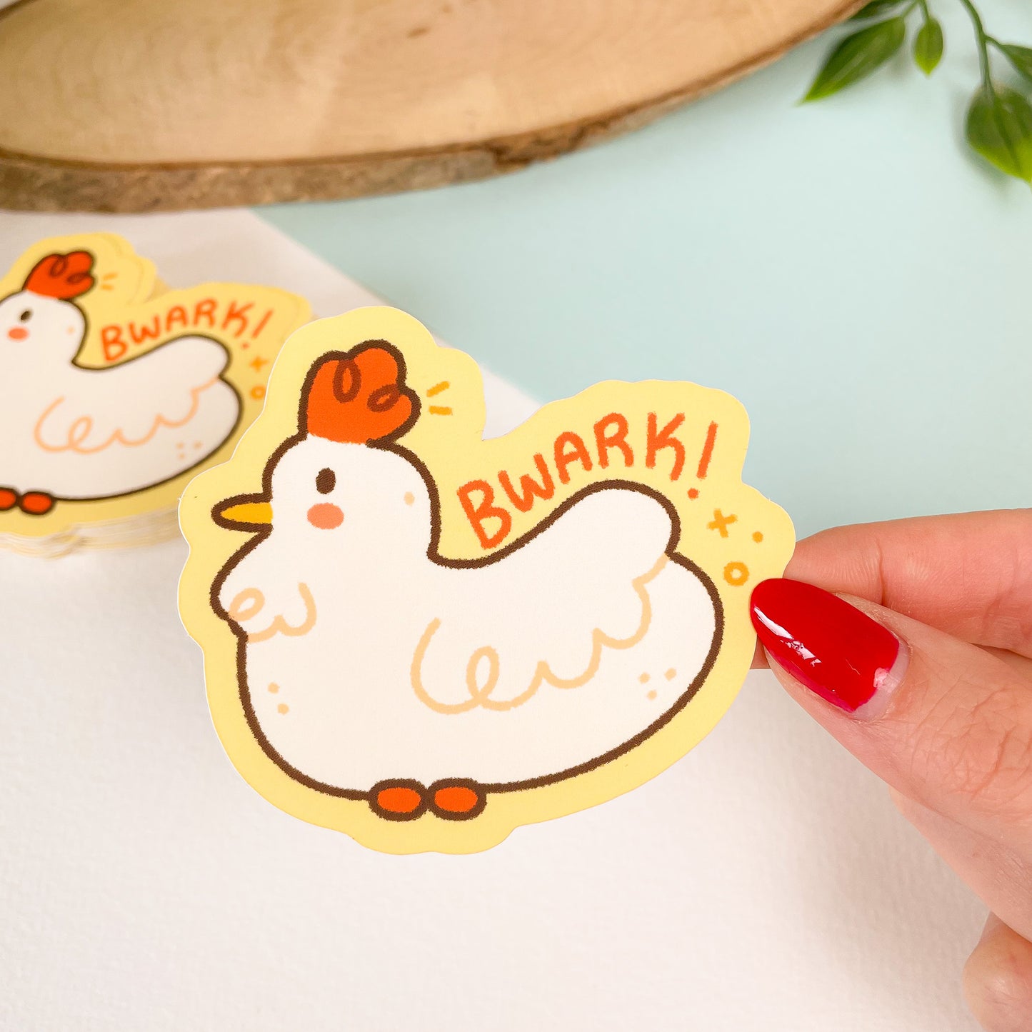 Cute Chicken - Matte Vinyl Sticker