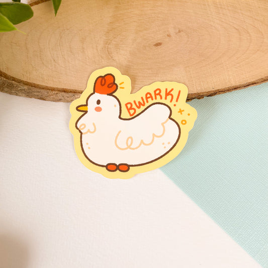 Cute Chicken - Matte Vinyl Sticker