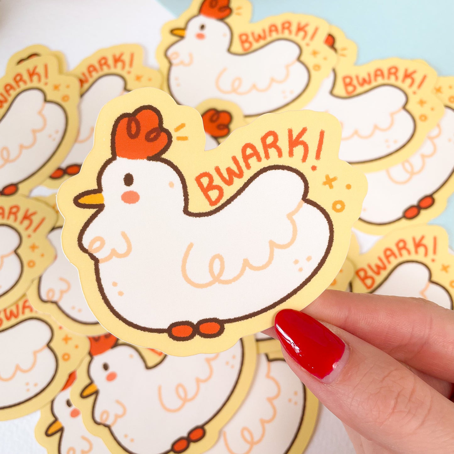 Cute Chicken - Matte Vinyl Sticker