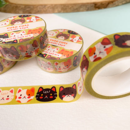 Cute Cats - Washi Tape