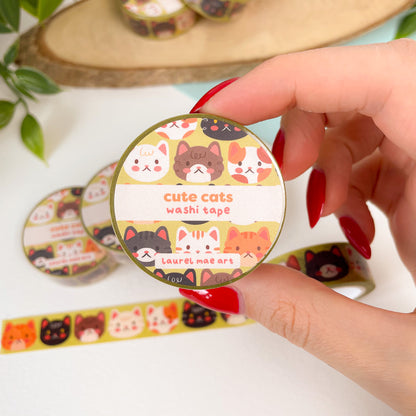 Cute Cats - Washi Tape