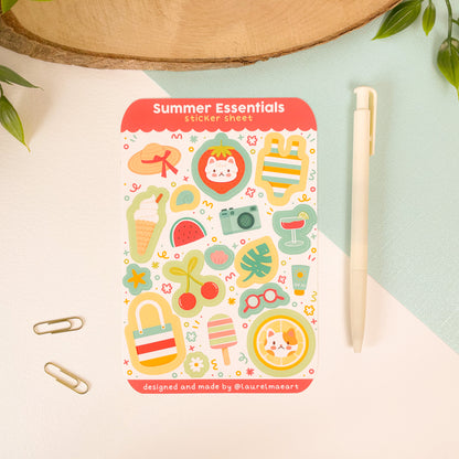 Summer Essentials - Sticker Sheet