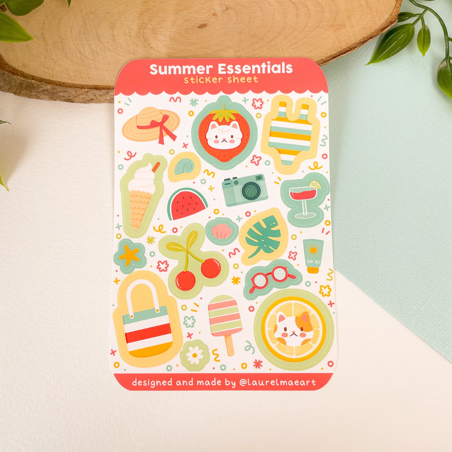 Summer Essentials - Sticker Sheet