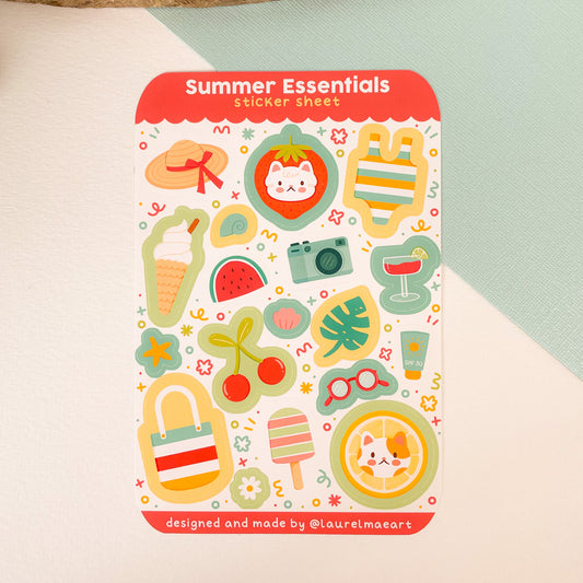 Summer Essentials - Sticker Sheet