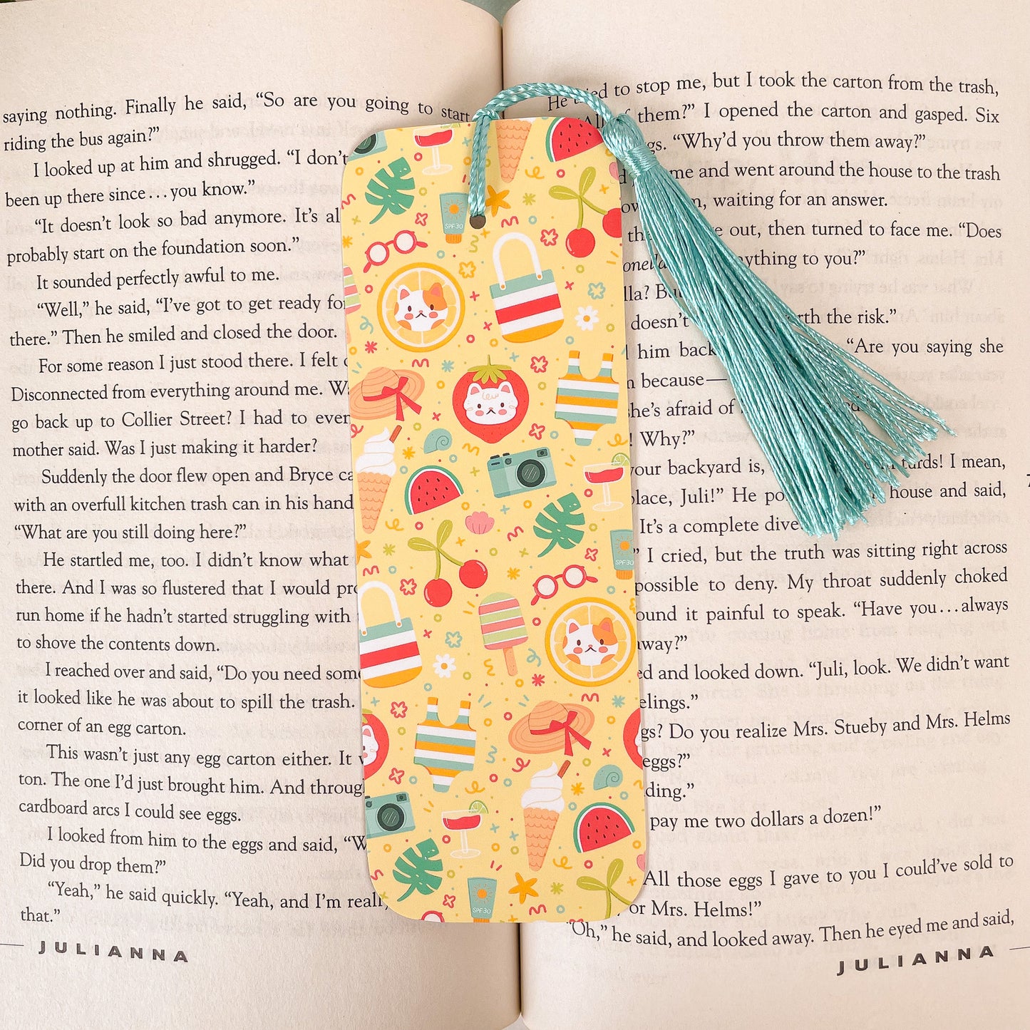 Summer Essentials  Bookmark