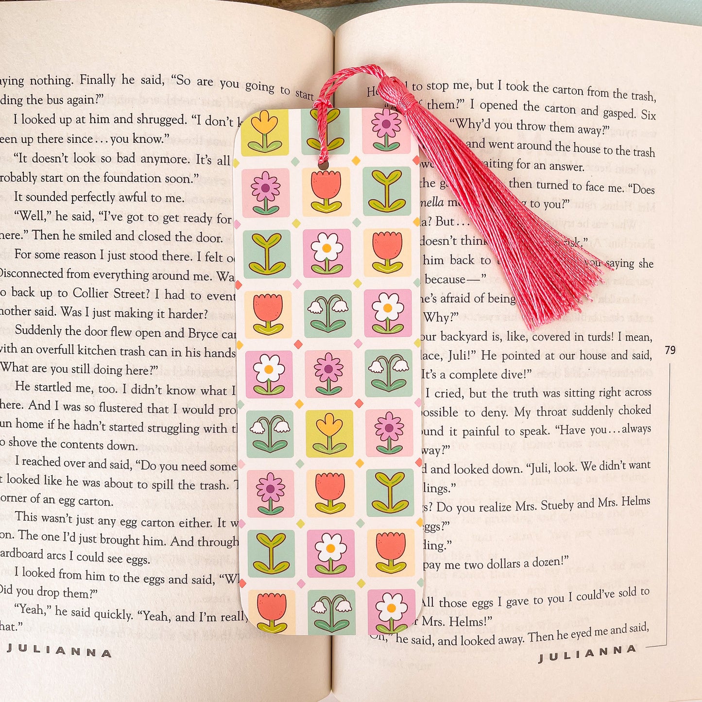 Flowers Bookmark