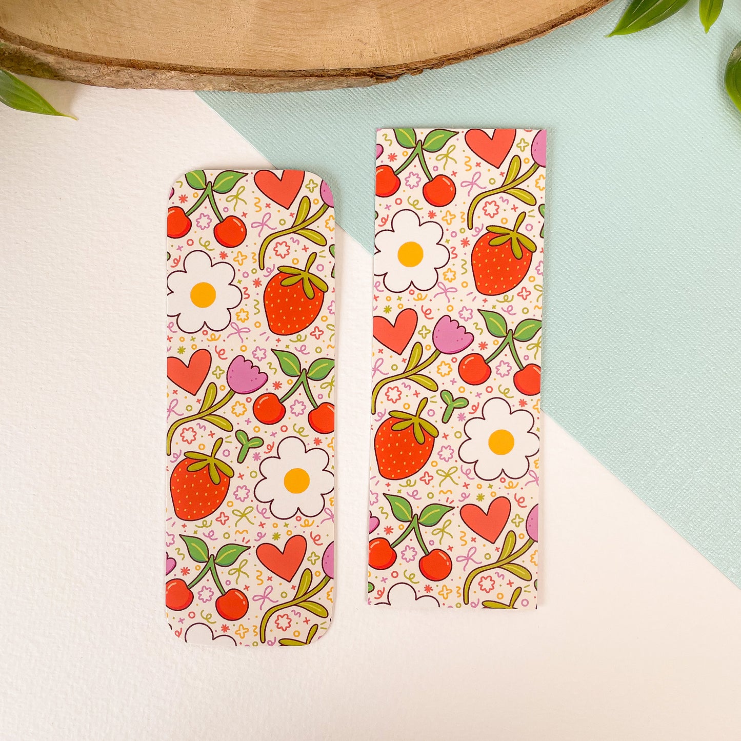 Fruit & Flowers Bookmark