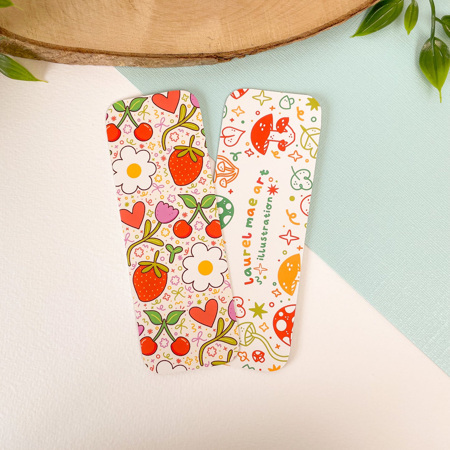 Fruit & Flowers Bookmark