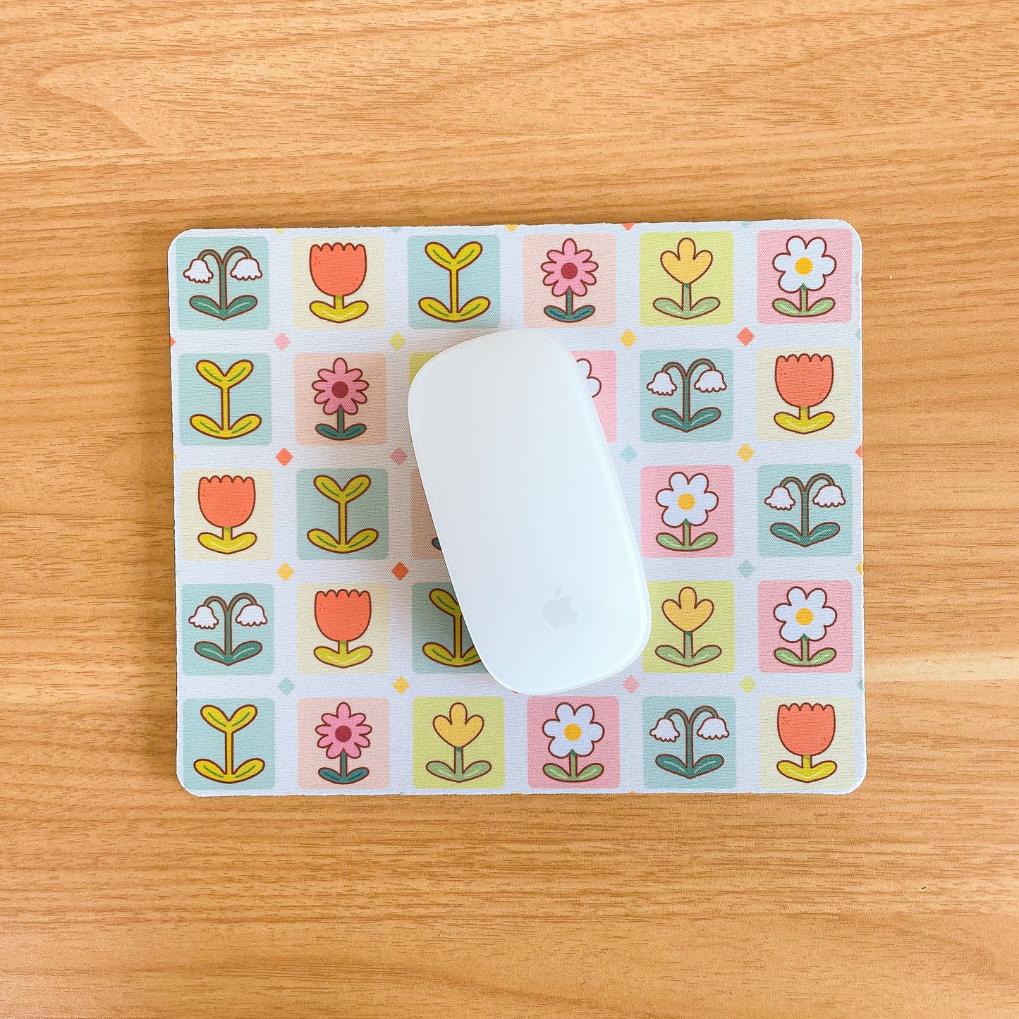 Flowers - Rectangle Mouse Mat