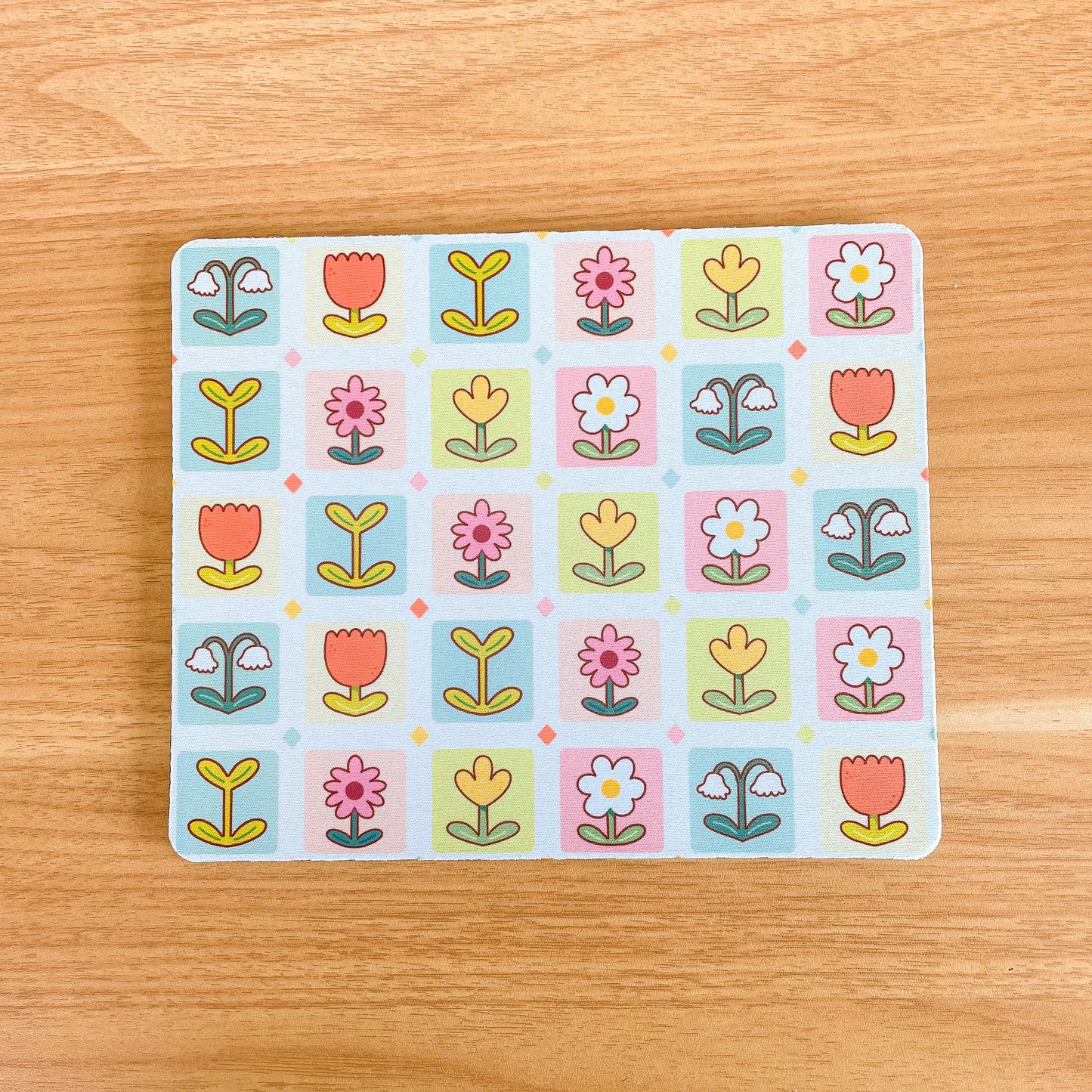 Flowers - Rectangle Mouse Mat