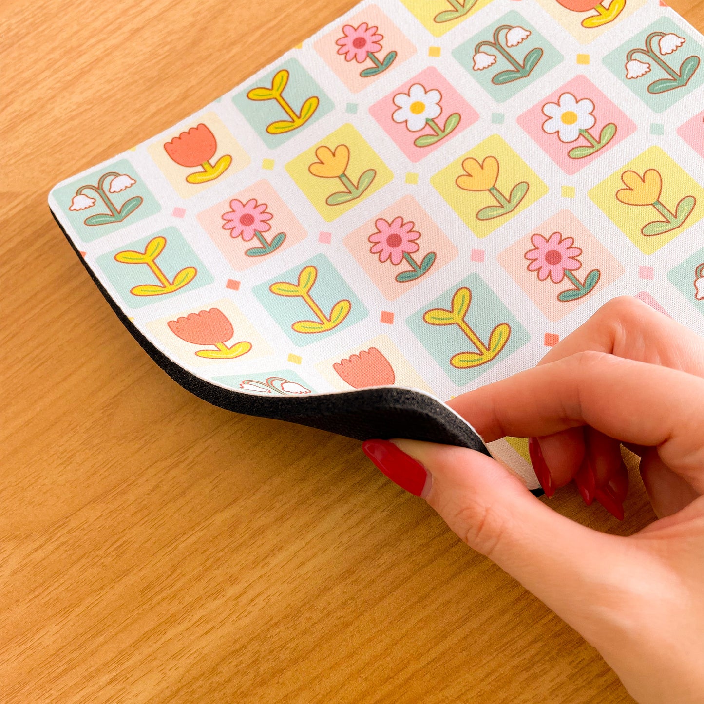 Flowers - Rectangle Mouse Mat