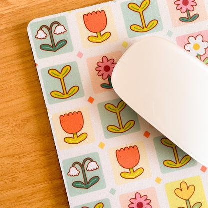 Flowers - Rectangle Mouse Mat